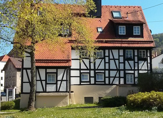 Fachwerkhaus Ansicht Nordwest, Hauptstraße 9, 72770 Gönningen
